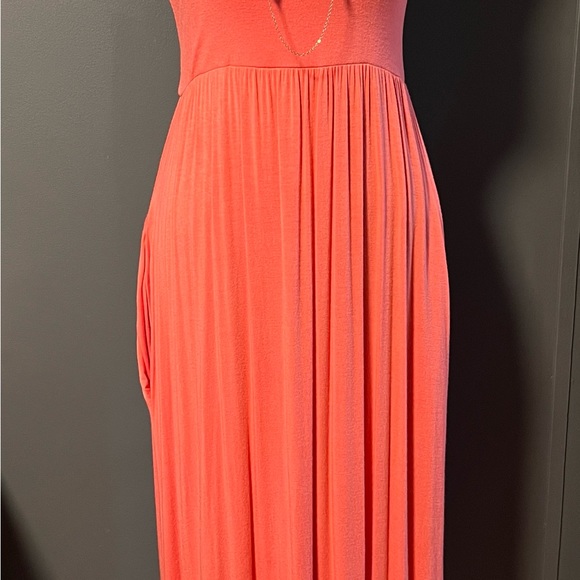 Peach Maxi summer dress - Picture 3 of 5